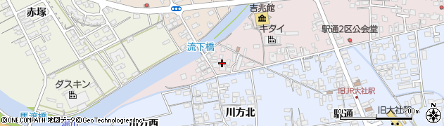 島根県出雲市大社町修理免805周辺の地図