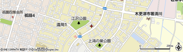 神子学院清川校周辺の地図