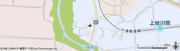 千葉県市原市下矢田446周辺の地図