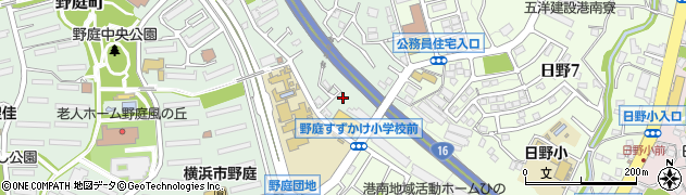 神奈川県横浜市港南区野庭町960-17周辺の地図