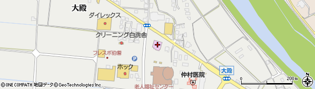鳥取県西伯郡伯耆町大殿982周辺の地図