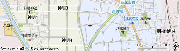 岐阜県大垣市池尻町737周辺の地図