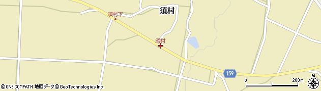 須村周辺の地図