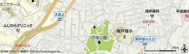 神奈川県横浜市戸塚区戸塚町2420-48周辺の地図