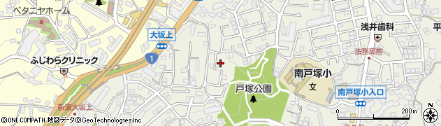 神奈川県横浜市戸塚区戸塚町2418周辺の地図