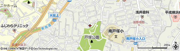 神奈川県横浜市戸塚区戸塚町2420-12周辺の地図