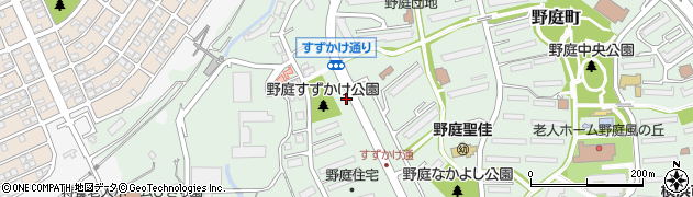 神奈川県横浜市港南区野庭町674周辺の地図