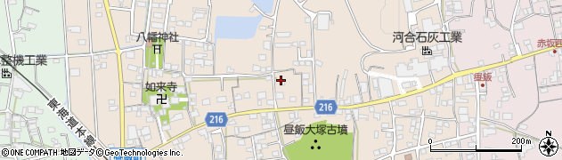 岐阜県大垣市昼飯町周辺の地図