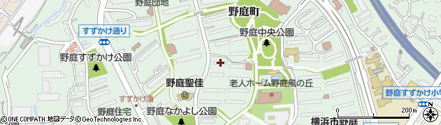 神奈川県横浜市港南区野庭町628-6周辺の地図