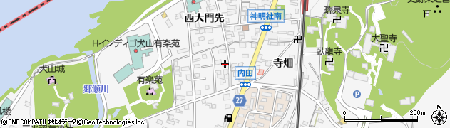 愛知県犬山市犬山中道10周辺の地図