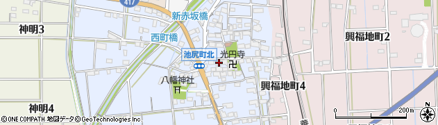岐阜県大垣市池尻町1531周辺の地図