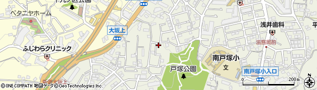 神奈川県横浜市戸塚区戸塚町2418-25周辺の地図