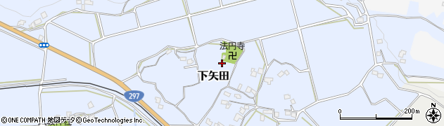 千葉県市原市下矢田周辺の地図