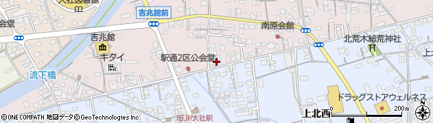 島根県出雲市大社町修理免704周辺の地図