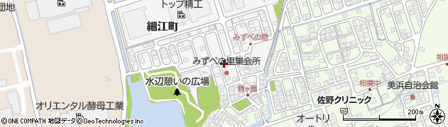 滋賀県長浜市鶴が島周辺の地図