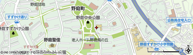 神奈川県横浜市港南区野庭町633周辺の地図