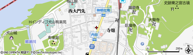 愛知県犬山市犬山中道91周辺の地図