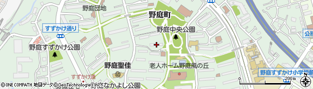 神奈川県横浜市港南区野庭町628-5周辺の地図