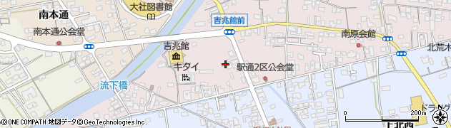 島根県出雲市大社町修理免（中の島）周辺の地図