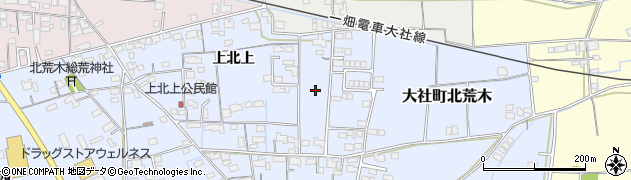 島根県出雲市大社町北荒木上北中周辺の地図