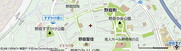 神奈川県横浜市港南区野庭町627周辺の地図