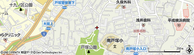 神奈川県横浜市戸塚区戸塚町2421周辺の地図