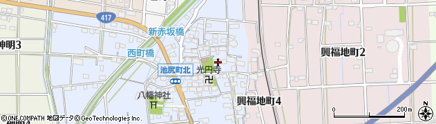 岐阜県大垣市池尻町1537周辺の地図