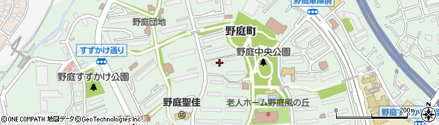 神奈川県横浜市港南区野庭町628-4周辺の地図