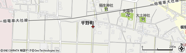 島根県出雲市平野町周辺の地図