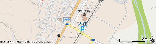 大江駅前周辺の地図