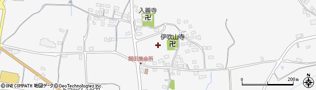滋賀県米原市間田周辺の地図