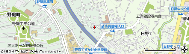 神奈川県横浜市港南区野庭町952周辺の地図