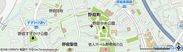 神奈川県横浜市港南区野庭町628-3周辺の地図