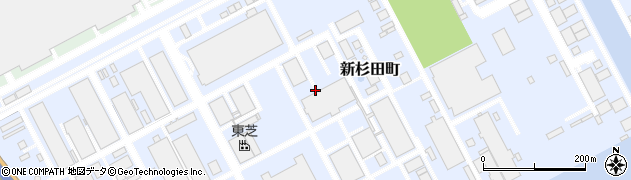 神奈川県横浜市磯子区新杉田町周辺の地図