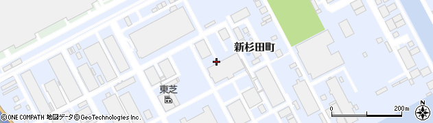 神奈川県横浜市磯子区新杉田町周辺の地図