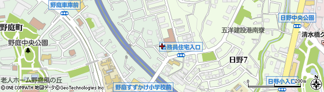 神奈川県横浜市港南区野庭町951周辺の地図