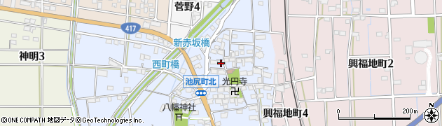 岐阜県大垣市池尻町1600周辺の地図