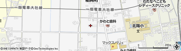 島根県出雲市稲岡町87周辺の地図