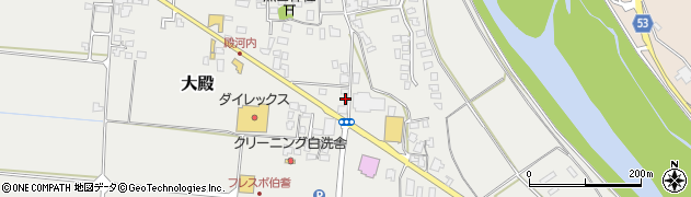 鳥取県西伯郡伯耆町大殿970周辺の地図