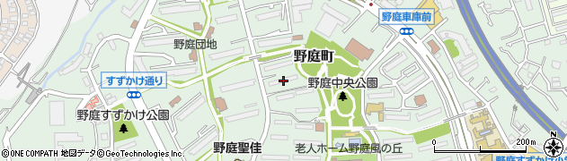 神奈川県横浜市港南区野庭町628-2周辺の地図