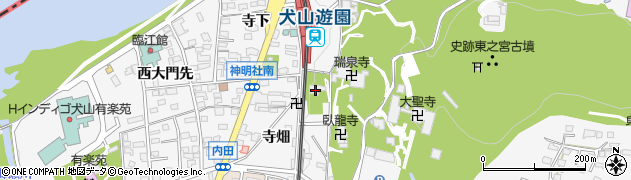 愛知県犬山市犬山瑞泉寺周辺の地図