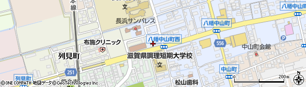 滋賀銀行長浜北支店周辺の地図