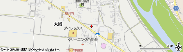 鳥取県西伯郡伯耆町大殿964周辺の地図