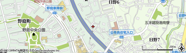 神奈川県横浜市港南区野庭町937周辺の地図