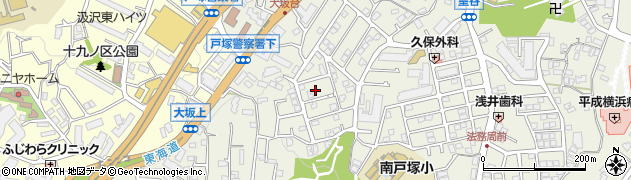 神奈川県横浜市戸塚区戸塚町3122-34周辺の地図