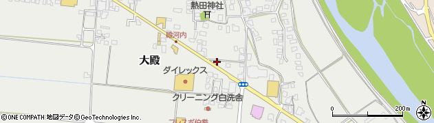 鳥取県西伯郡伯耆町大殿960周辺の地図