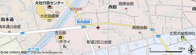 島根県出雲市大社町修理免729周辺の地図