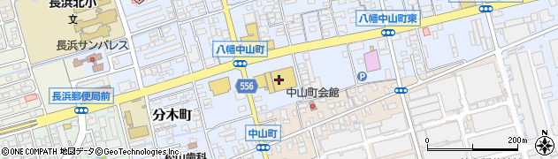 フタバヤ長浜店岐阜ローヤルミート周辺の地図