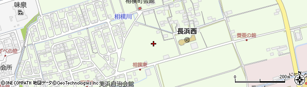 滋賀県長浜市相撲町周辺の地図