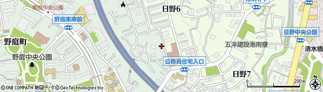 神奈川県横浜市港南区野庭町514-1周辺の地図